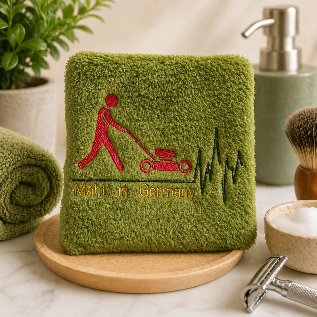 Stickdatei Mäht in Germany