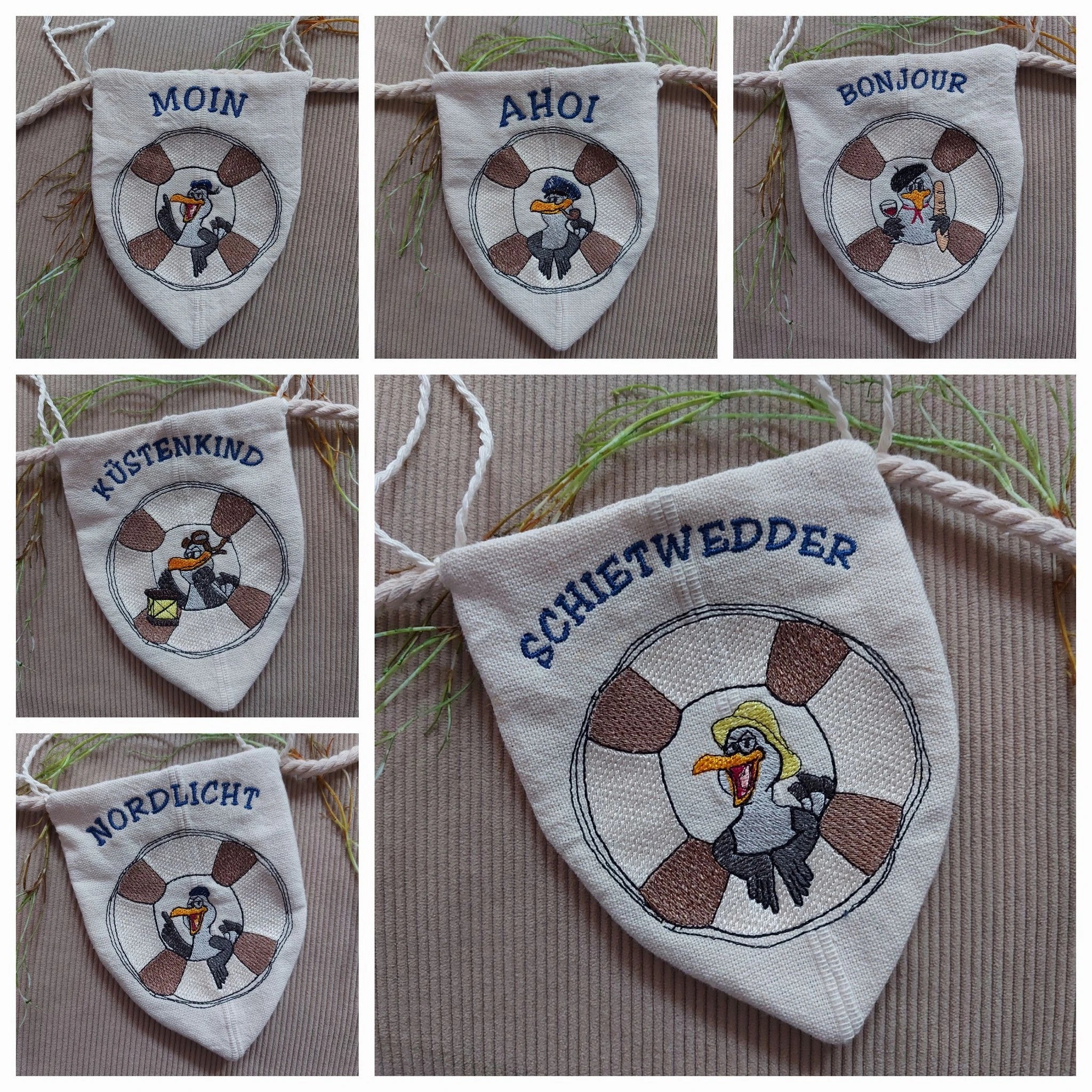 ITH Stickdatei Möwe Carlo spricht