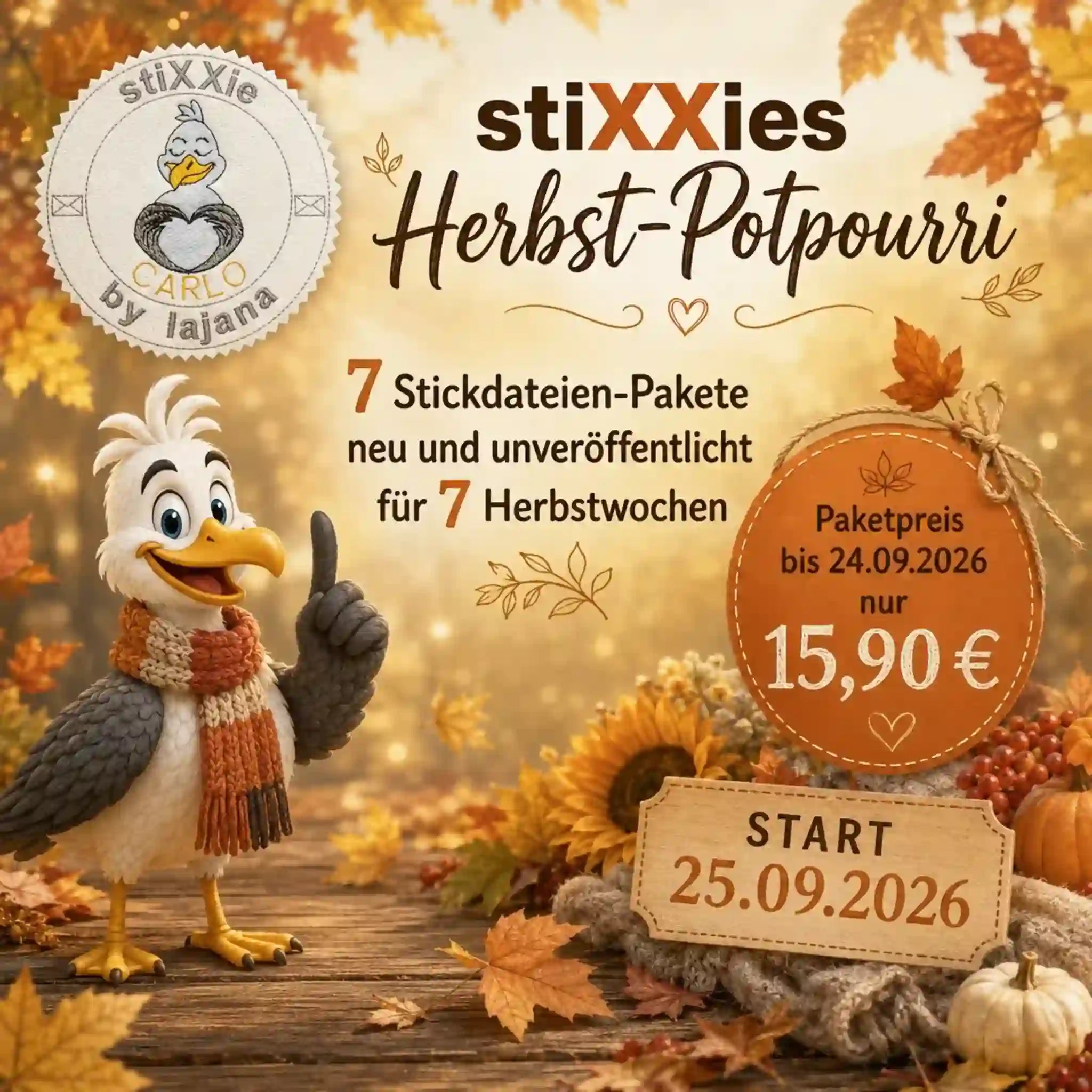 Stickdateien Herbst-Potpourri 2026
