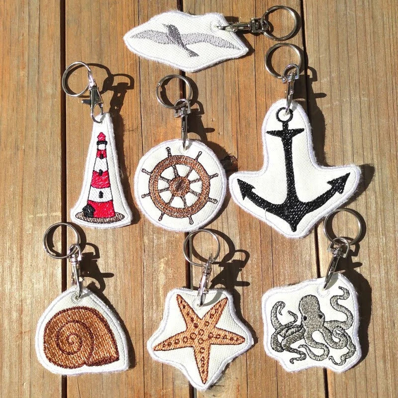 ITH Stickdatei Maritime Anhänger