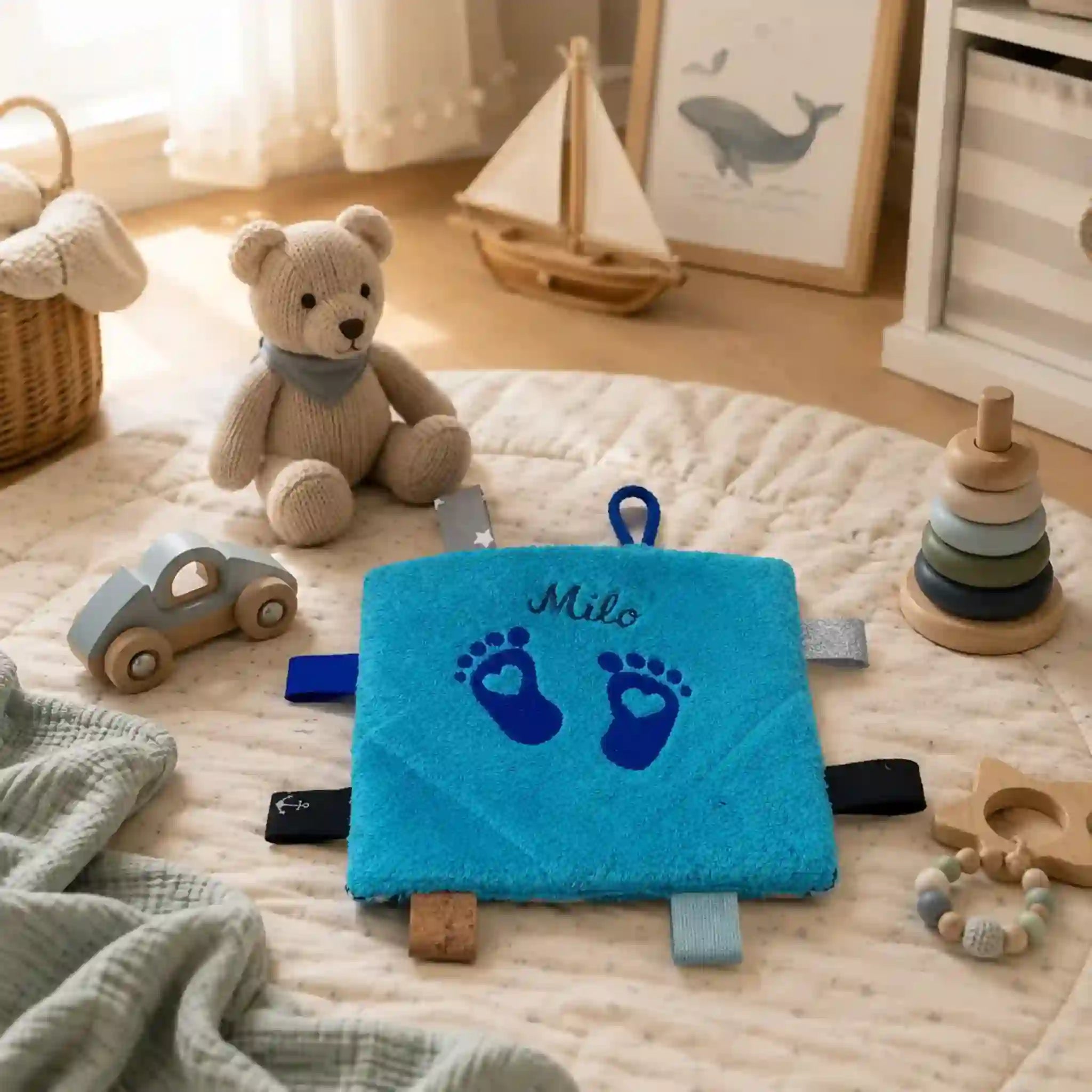 ITH Stickdatei Baby Fühltuch 👶