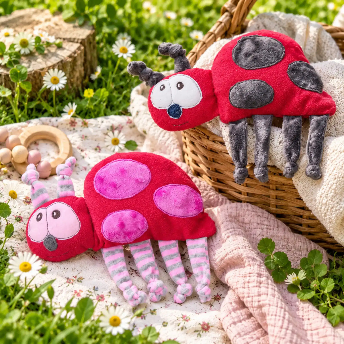 ITH Stickdatei Baby Knistertuch Fühltuch Käfer 🐞