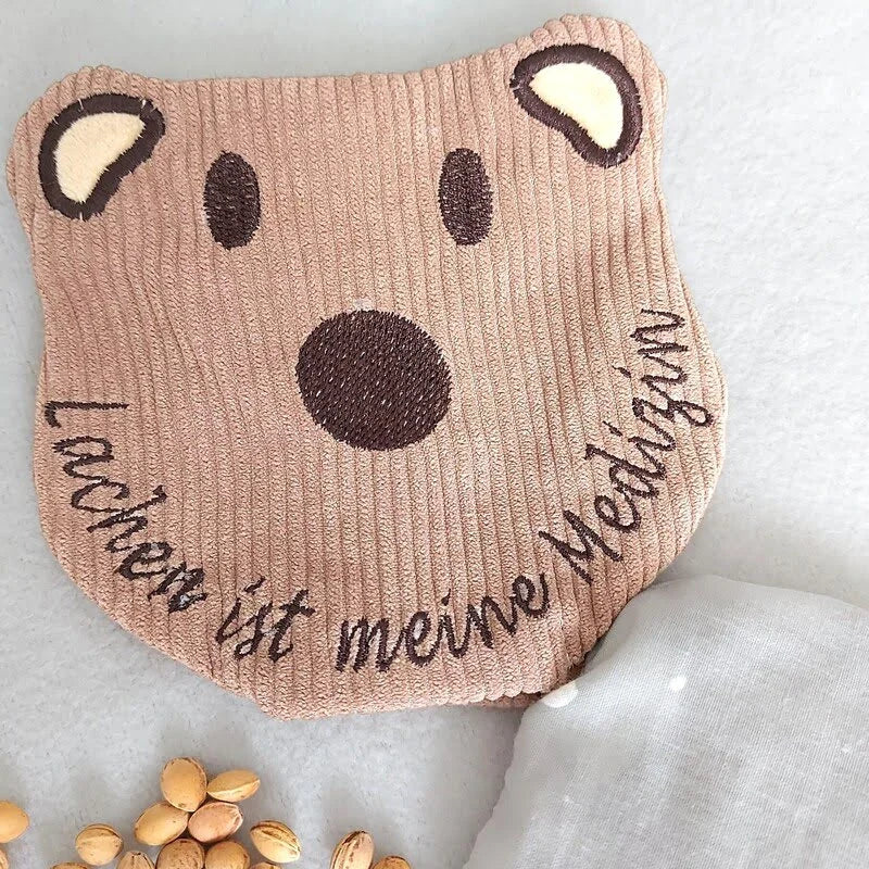 ITH Stickdatei Bärenkopf-Kissen Blanko