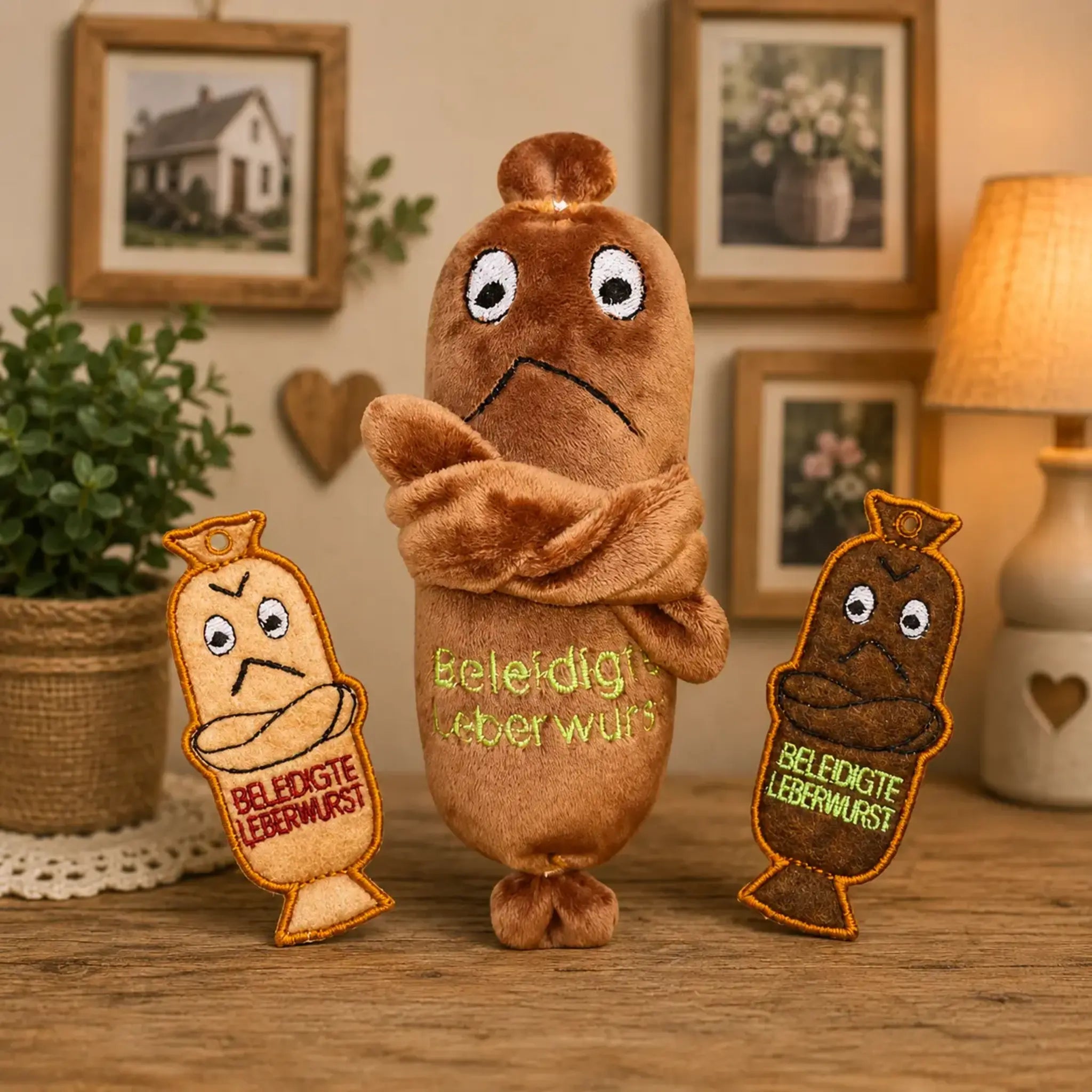 ITH Stickdatei Beleidigte Leberwurst