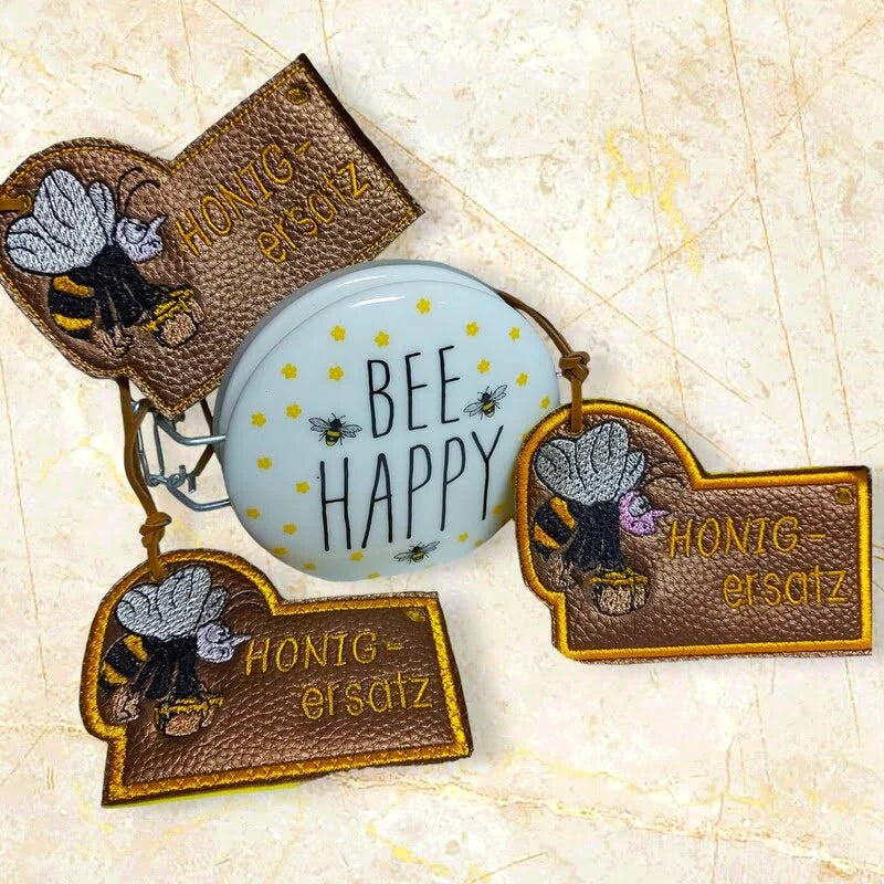 ITH Stickdatei Biene Anhänger von stiXXie by lajana