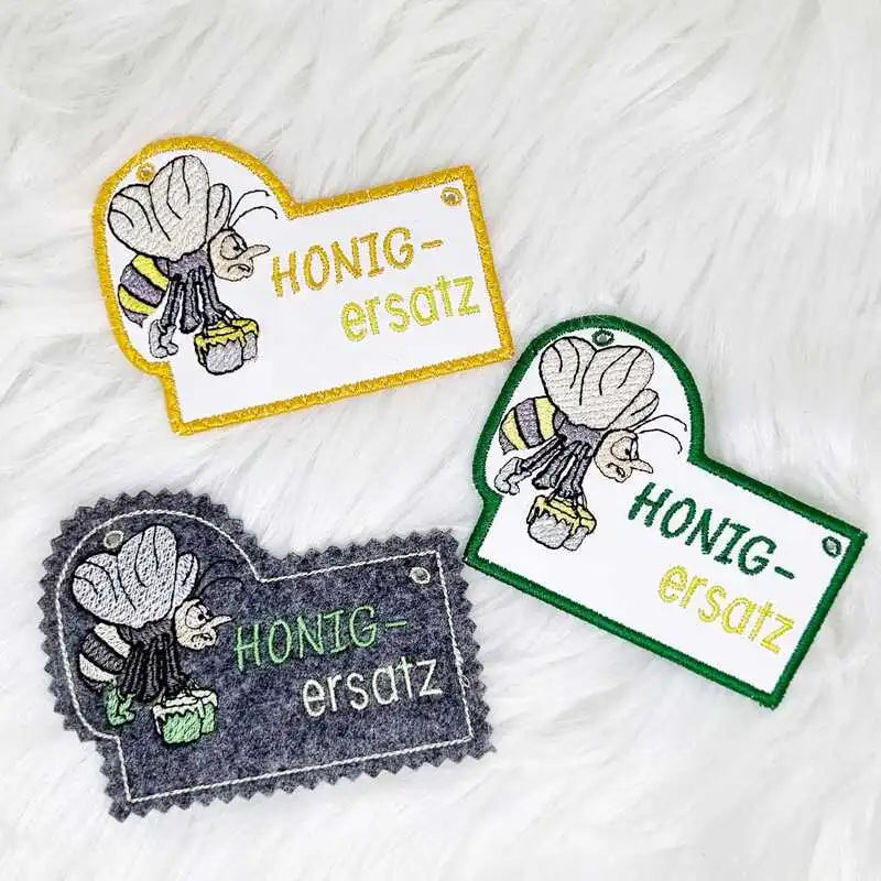 ITH Stickdatei Biene Anhänger von stiXXie by lajana