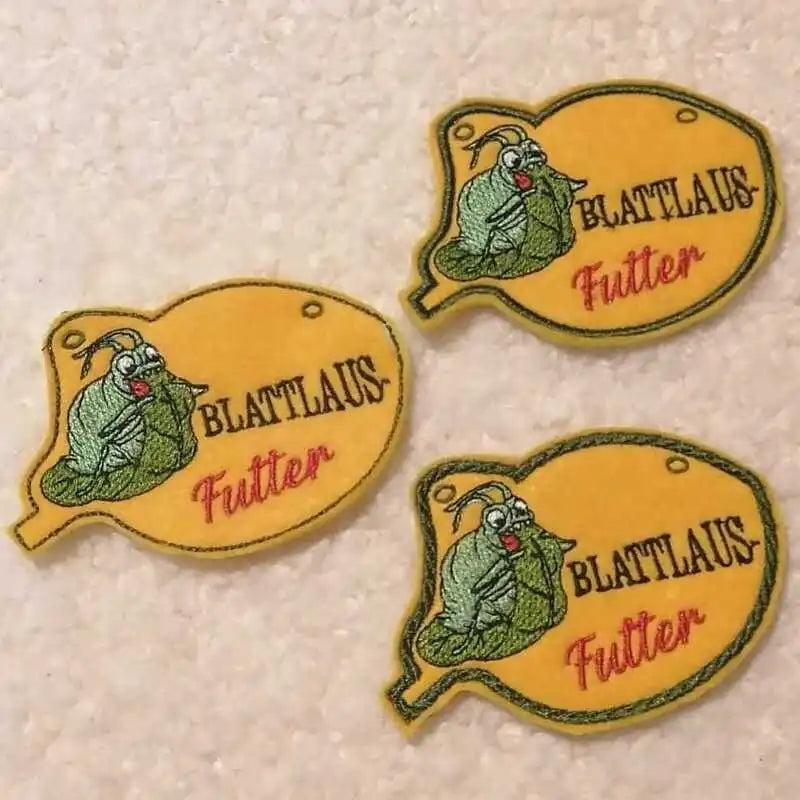 ITH Stickdatei Blattlaus Anhänger von stiXXie by lajana