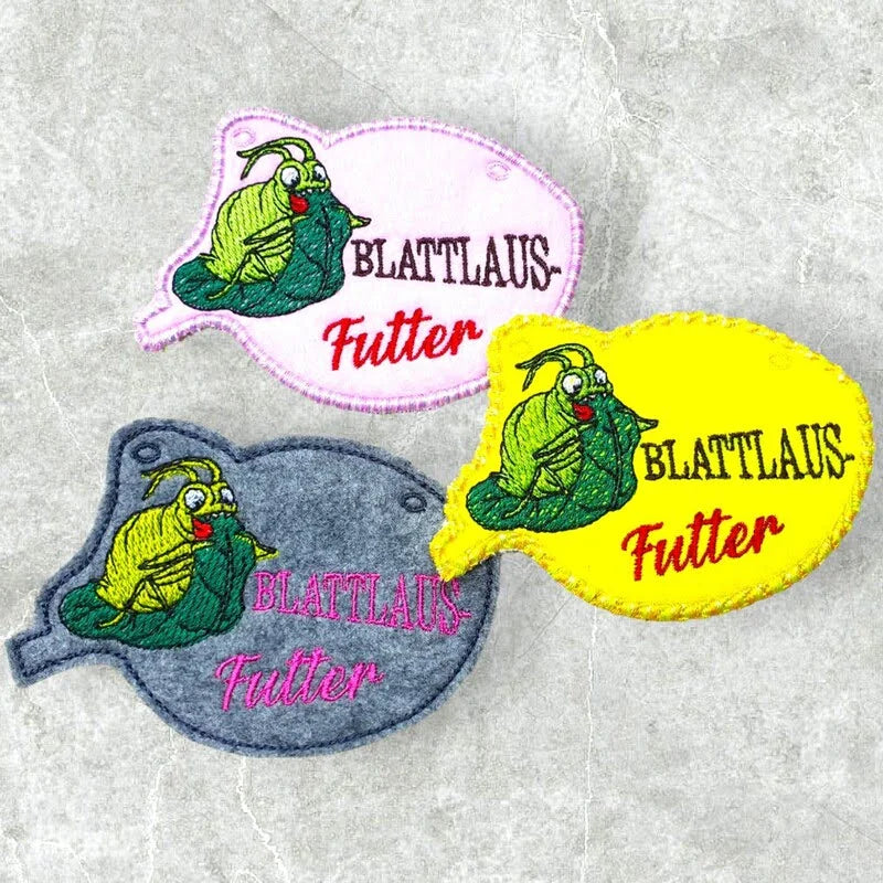 ITH Stickdatei Blattlaus Anhänger von stiXXie by lajana