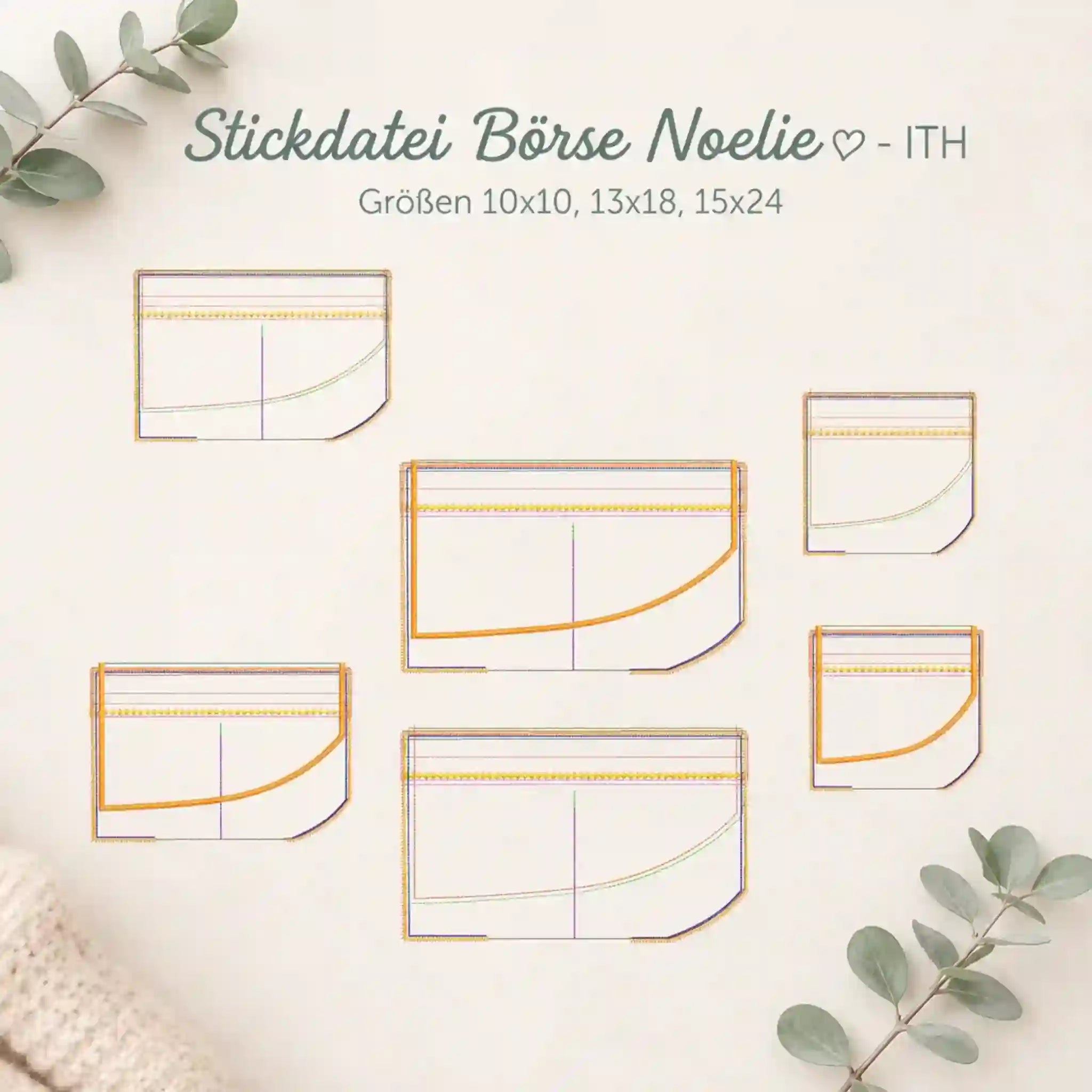 ITH Stickdatei Börse Noelie
