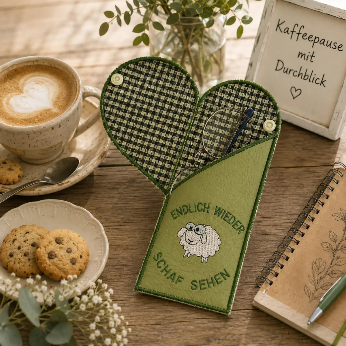 ITH Stickdatei Brillenetui – Brillentasche sticken
