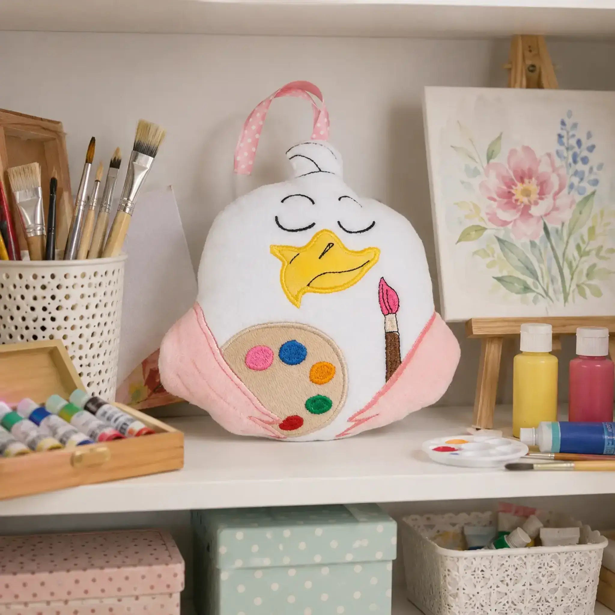 Stickdatei Möwe Carlo goes to school â ITH