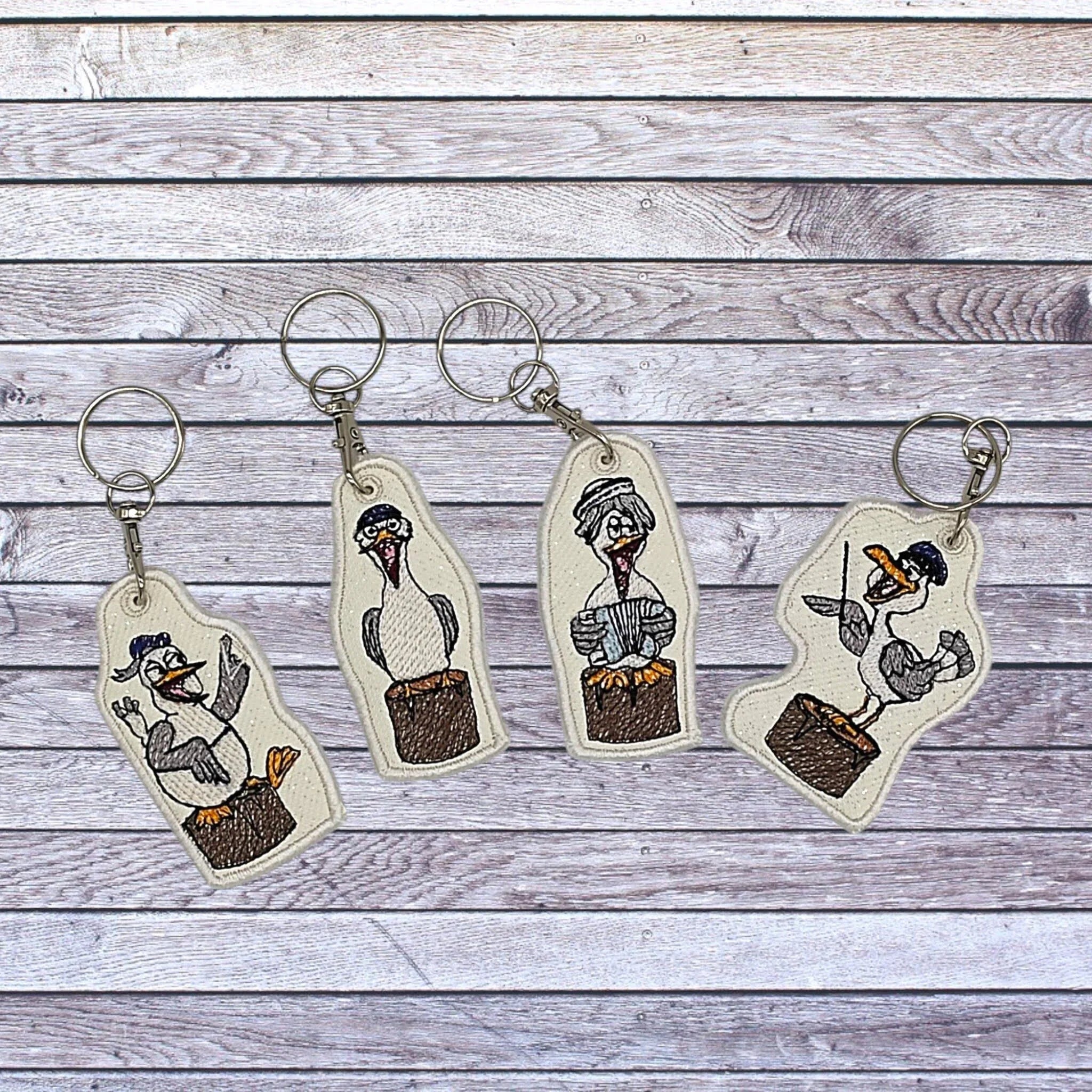 ITH Stickdatei Möwe Carlos Shantychor