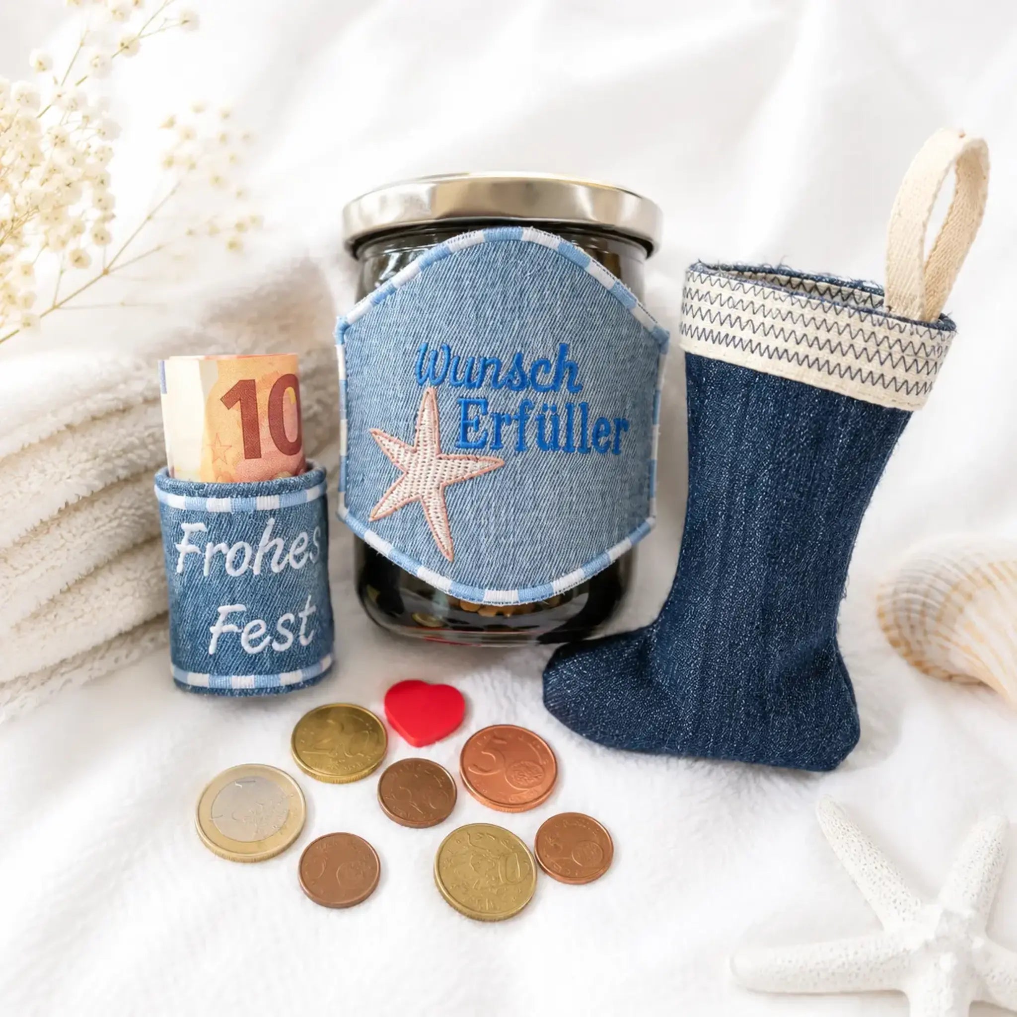 ITH Stickdatei Etiketten GlasLabel 10x10 🍾 – Mega-Paket mit 11 Dateien