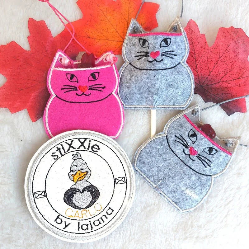 ITH Stickdatei Halloweentaschen und Mugrugs