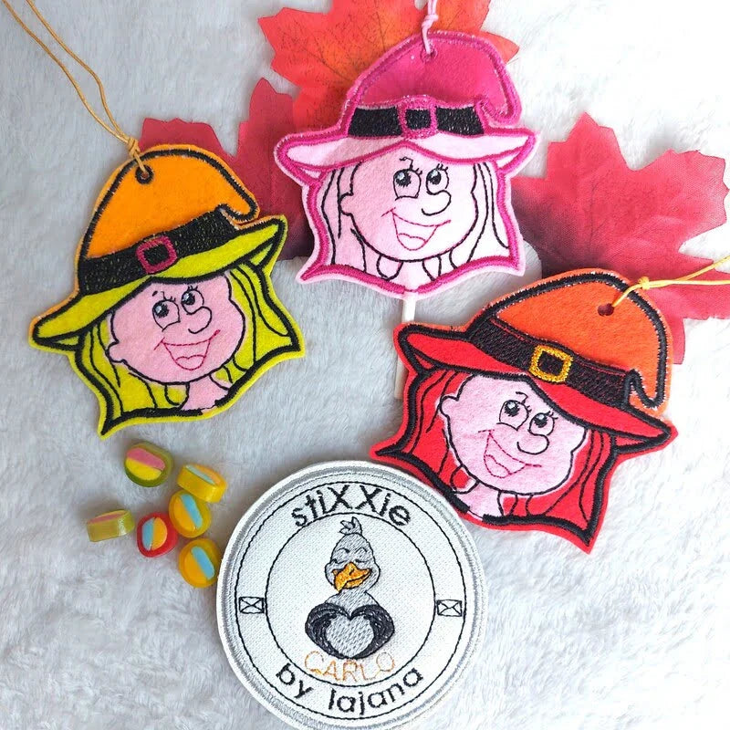 ITH Stickdatei Halloweentaschen und Mugrugs