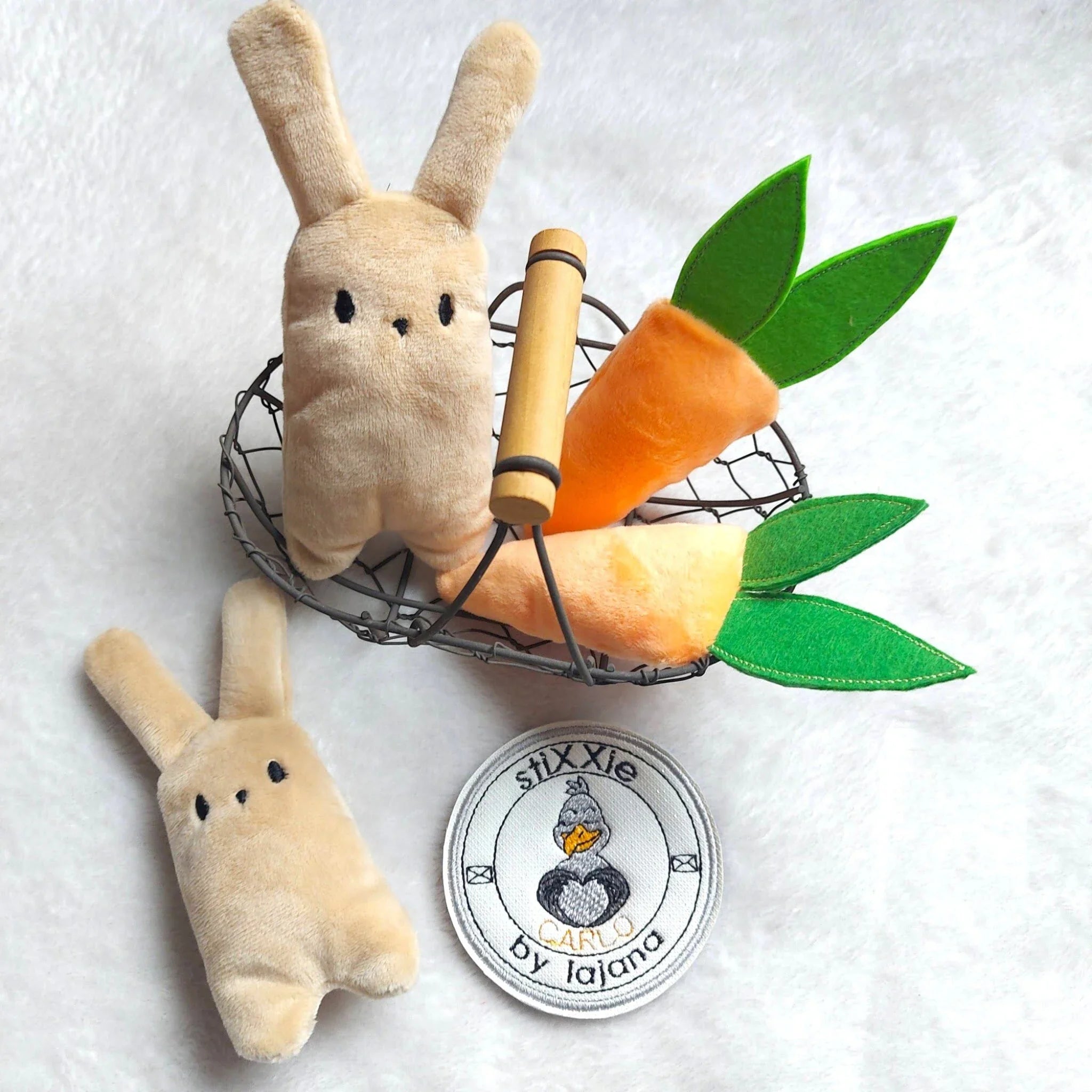 ITH Stickdatei Hase in Möhre