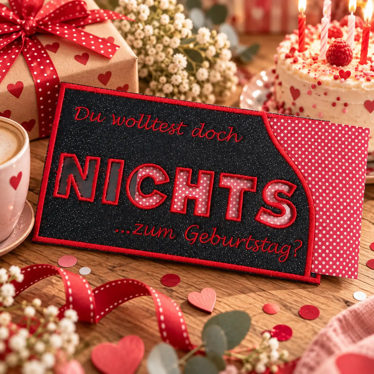 ITH Stickdatei Tasche Hülle Nichts