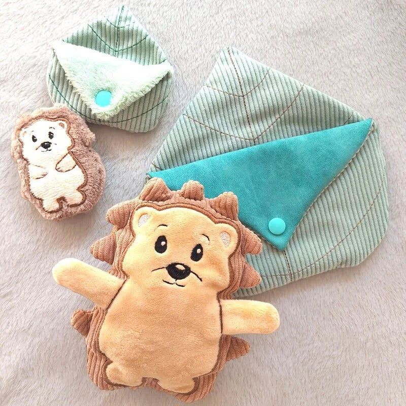 ITH Stickdatei Igel im Blatt