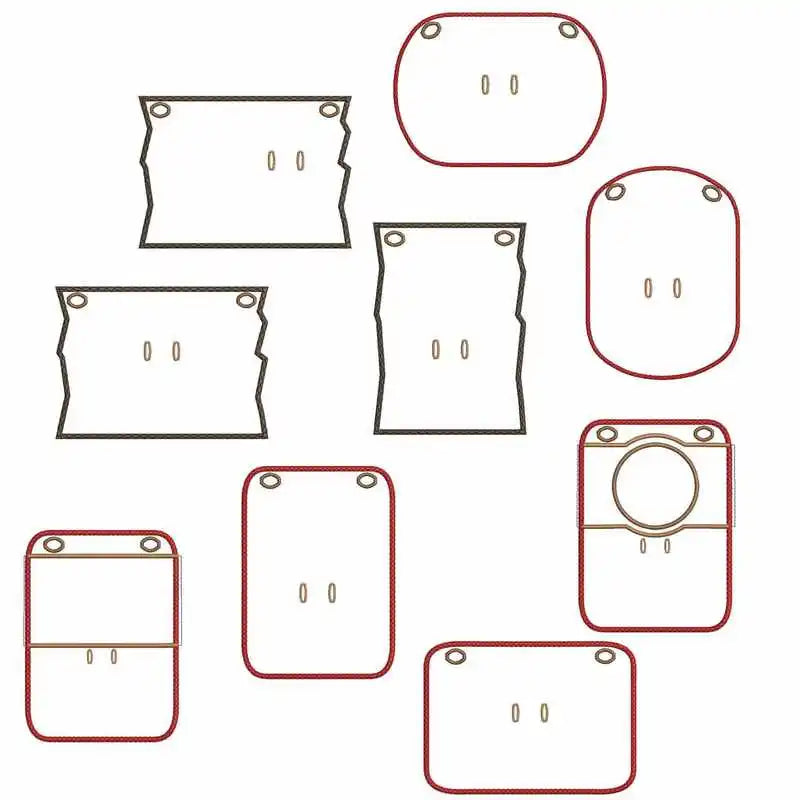 ITH Stickdatei Kalenderblatt Abreißkalender Größe 15x24cm von stiXXie by lajana