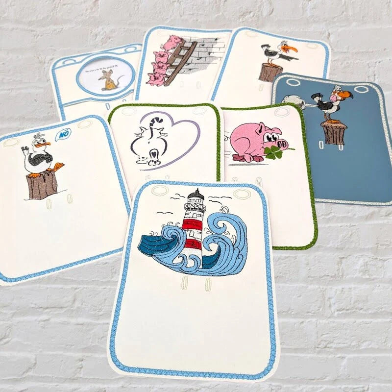 ITH Stickdatei Kalenderblatt für Abreißkalender von stiXXie by lajana