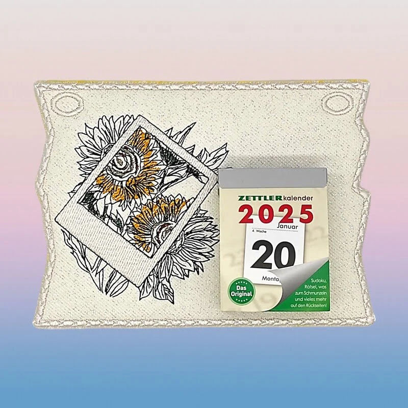 ITH Stickdatei Kalenderblatt für Abreißkalender von stiXXie by lajana