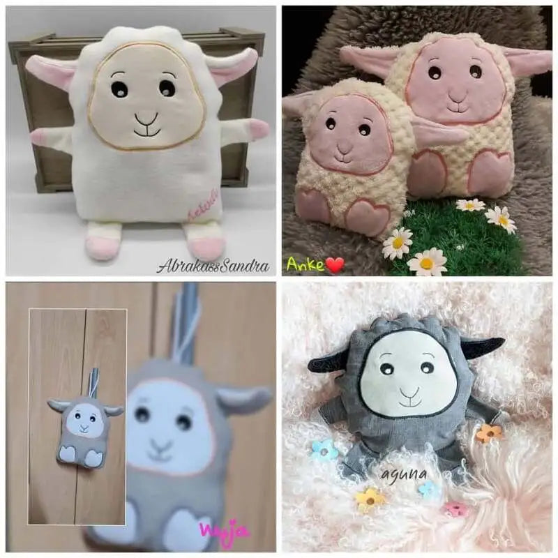 ITH Stickdatei Kuschellamm Lasse von stiXXie by lajana