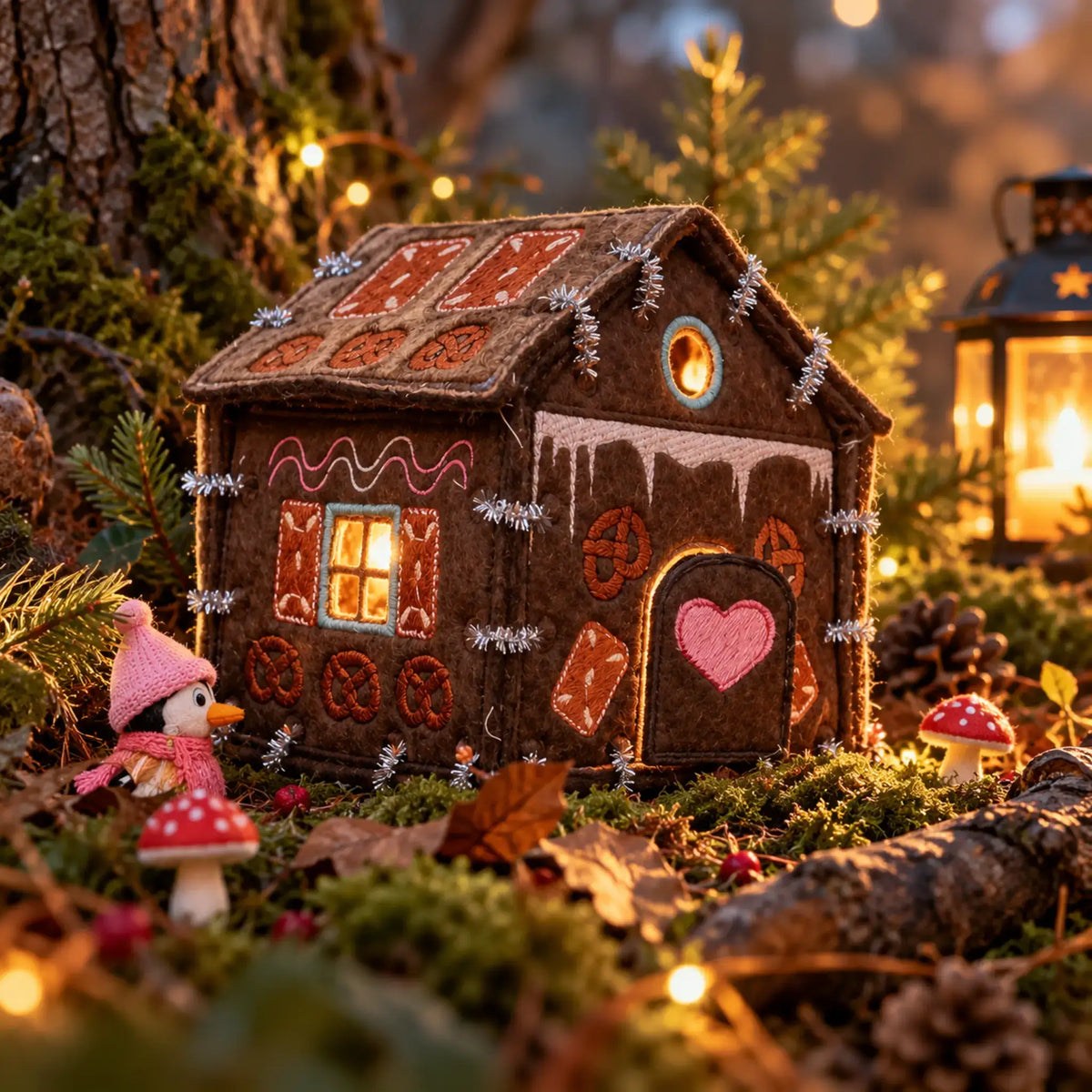 ITH Stickdatei Lebkuchenhaus