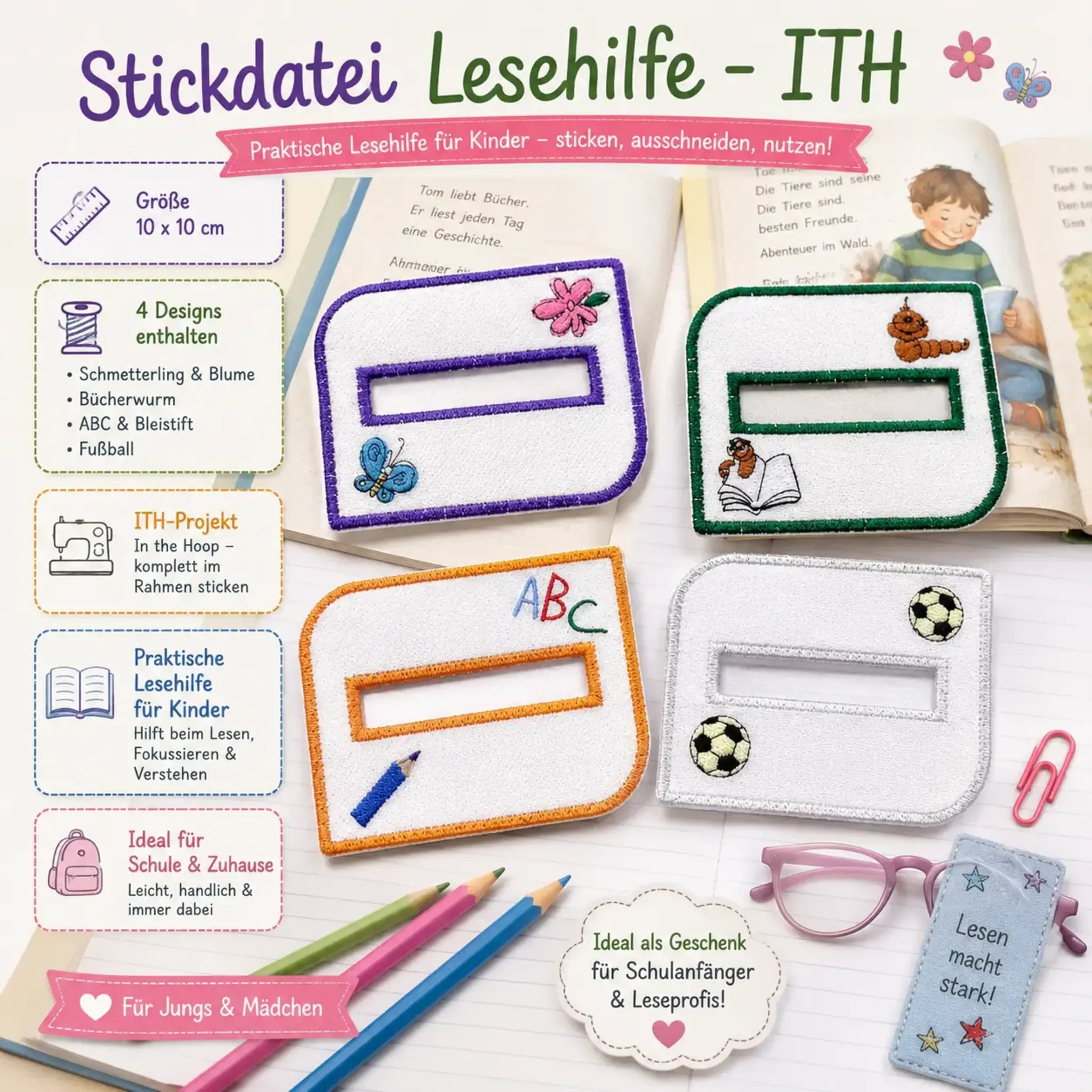 ITH Stickdatei Lesehilfe