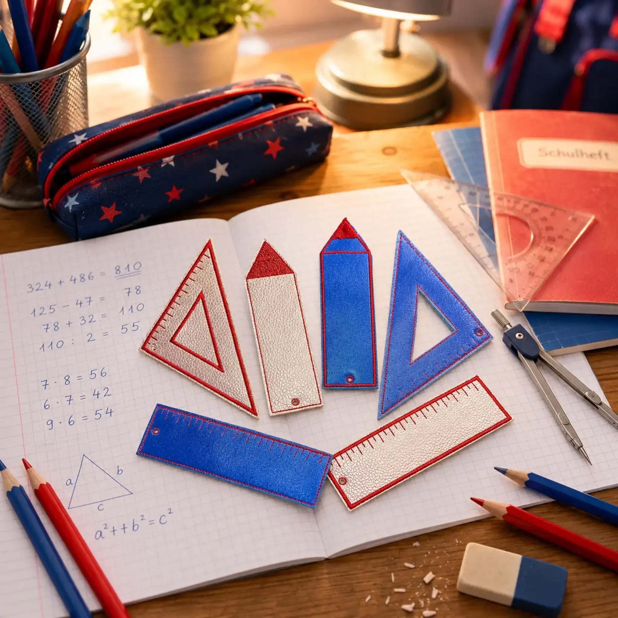 ITH Stickdatei Lesezeichen Schule – Einschulung & Schulanfang