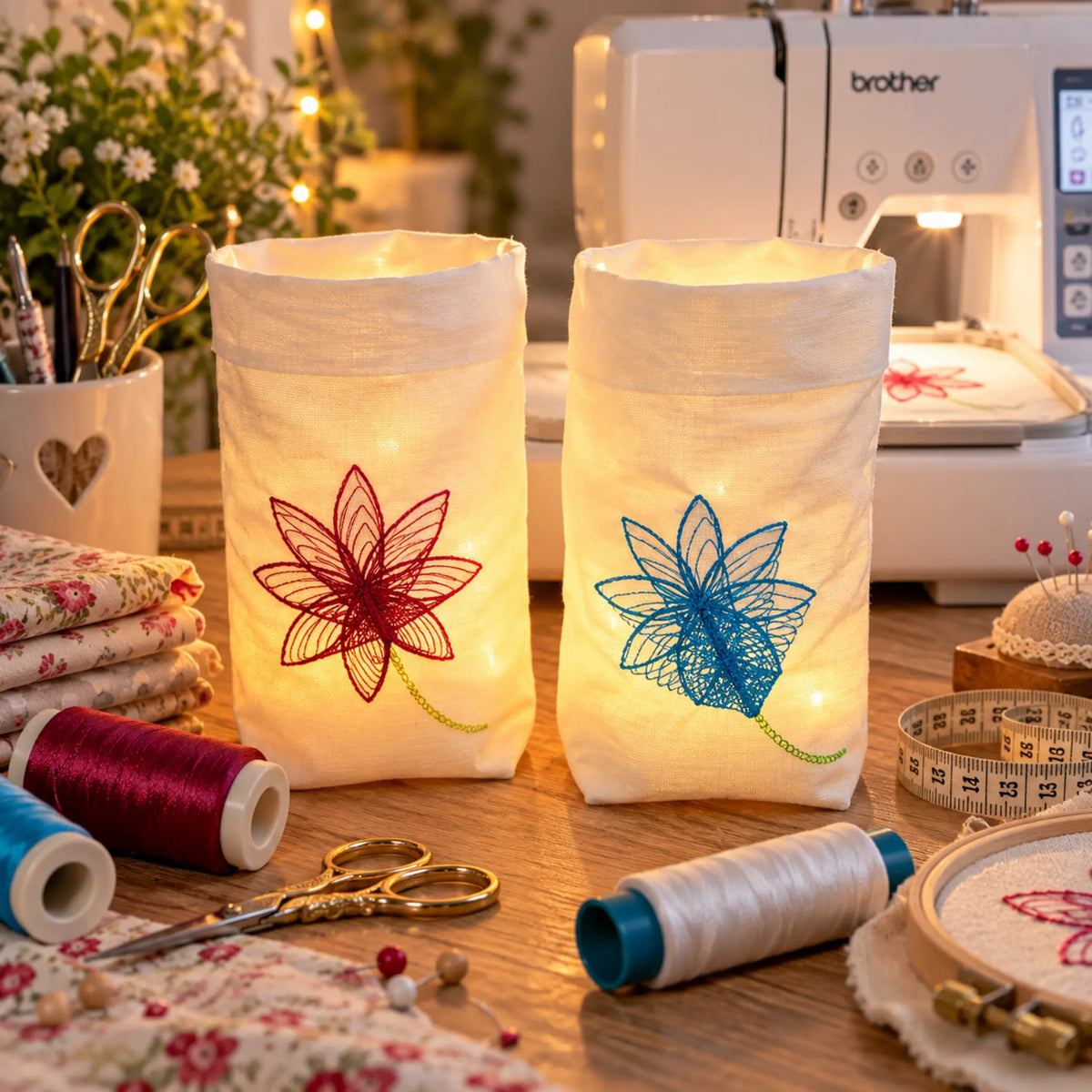 ITH Stickdatei Lichtbeutel Set