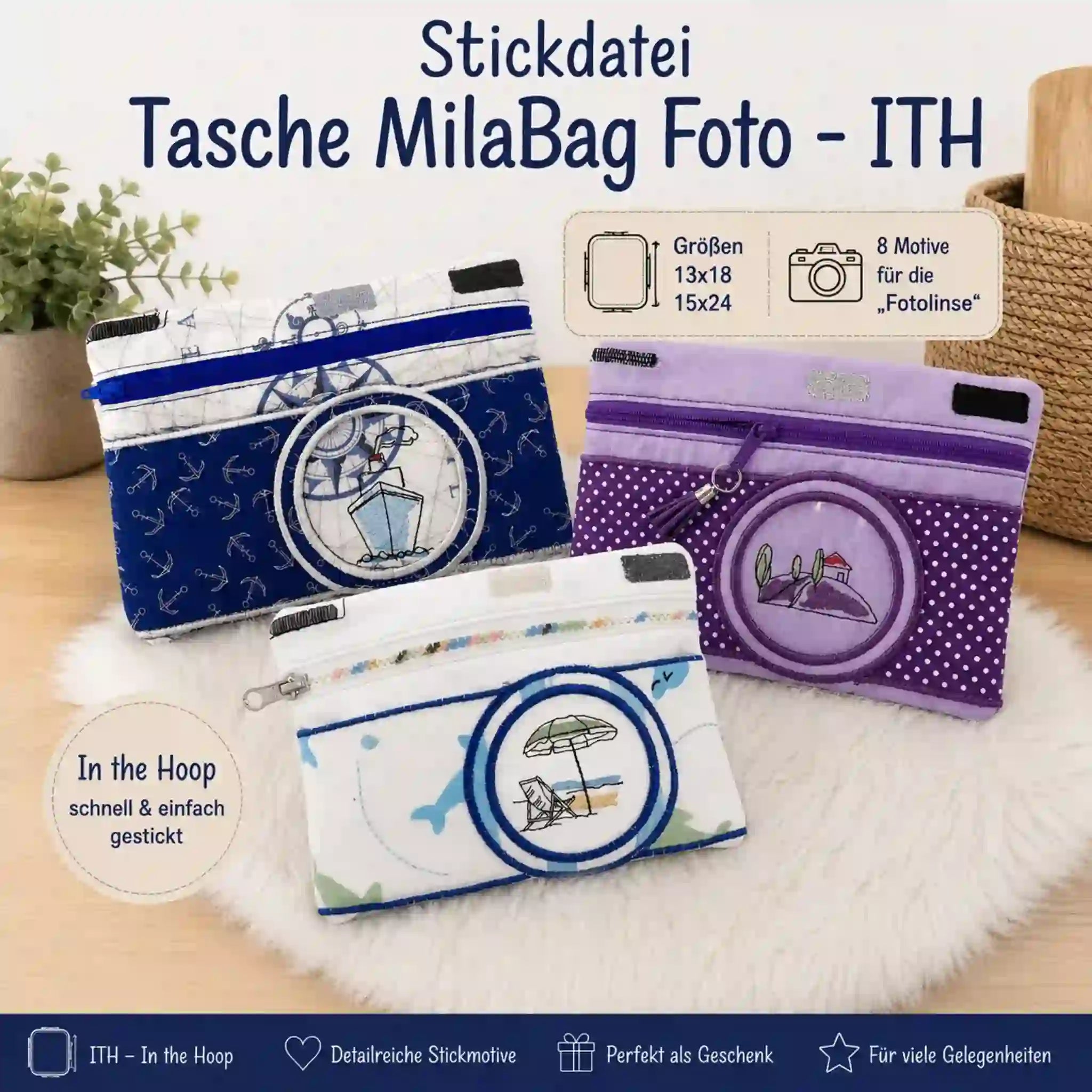 ITH Stickdatei MilaBag Foto