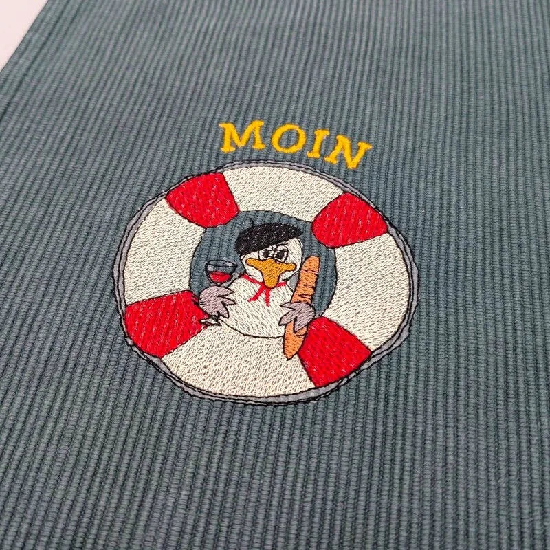 ITH Stickdatei Möwe Carlo spricht