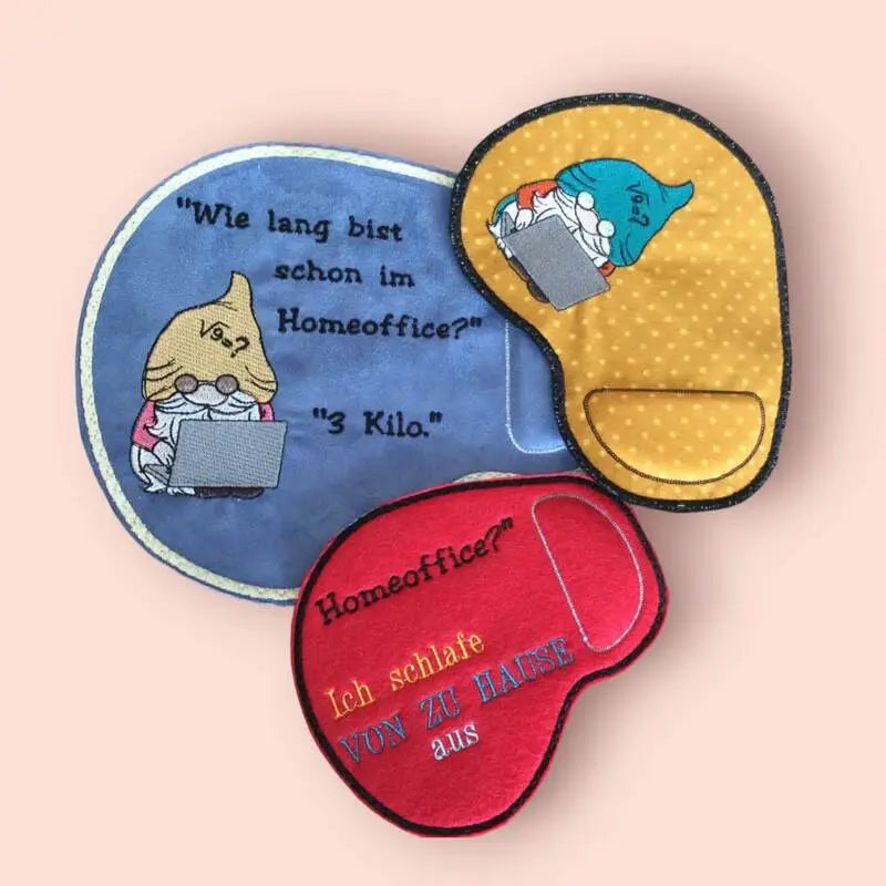 ITH Stickdatei Mousepad mit Sprüchen von stiXXie by lajana