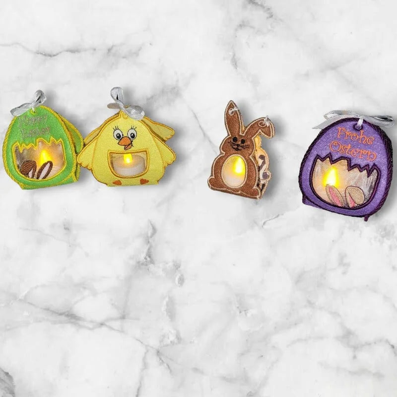 ITH Stickdatei Osterlichter von stiXXie by lajana