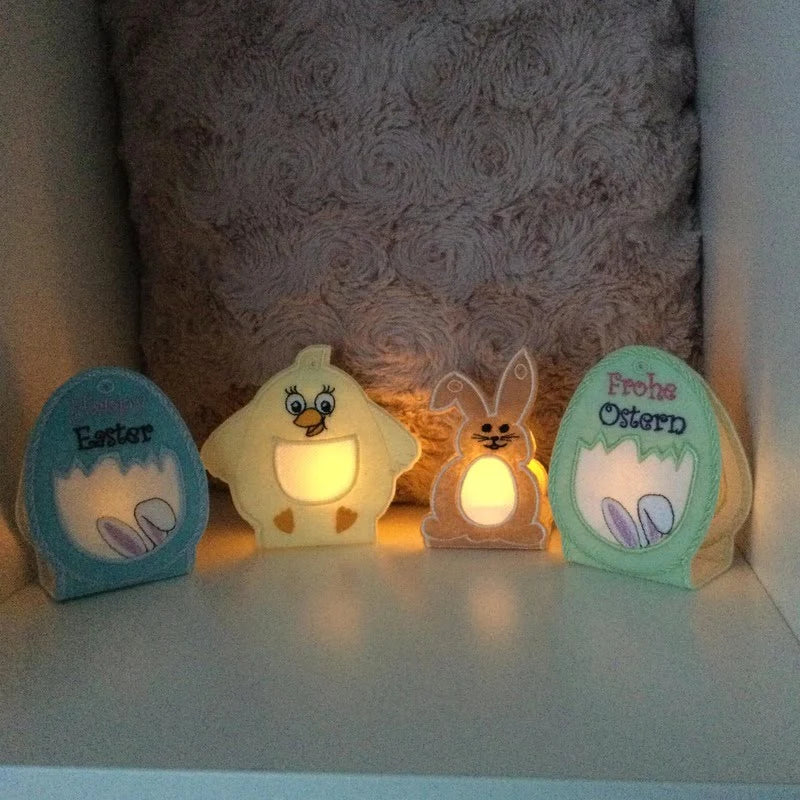 ITH Stickdatei Osterlichter von stiXXie by lajana