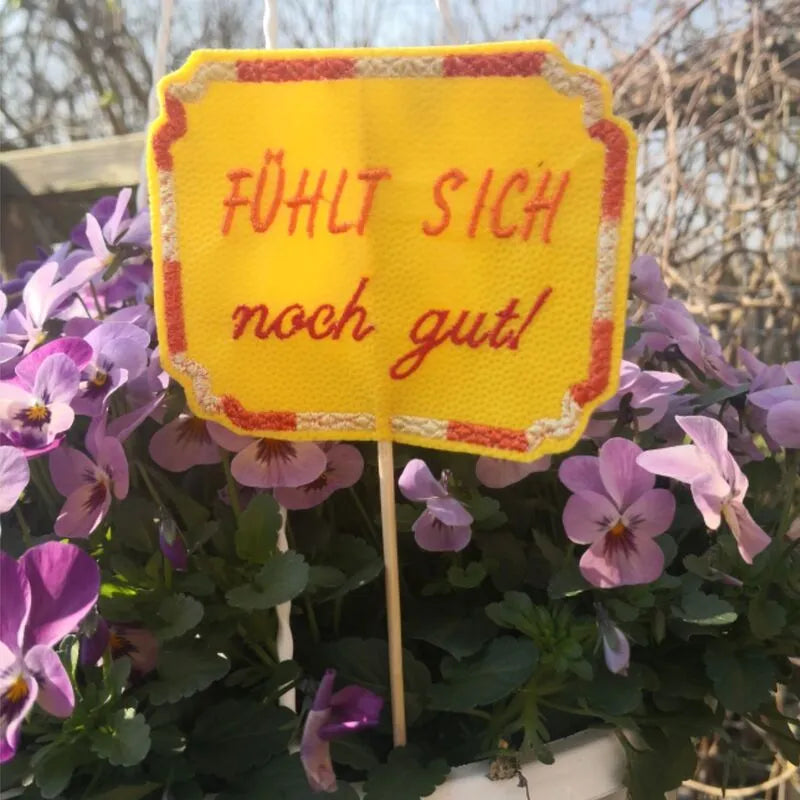 ITH Stickdatei Pflanzenstecker von stiXXie by lajana