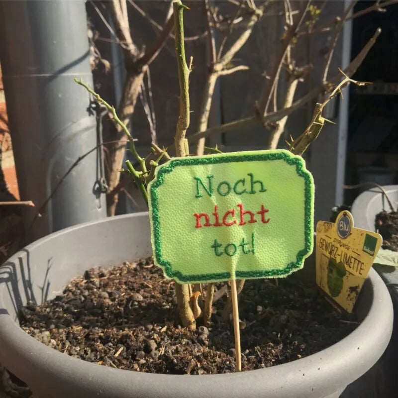 ITH Stickdatei Pflanzenstecker von stiXXie by lajana