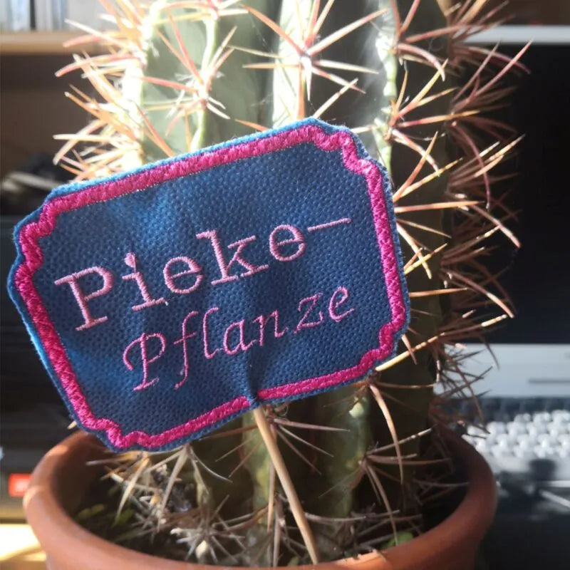 ITH Stickdatei Pflanzenstecker von stiXXie by lajana