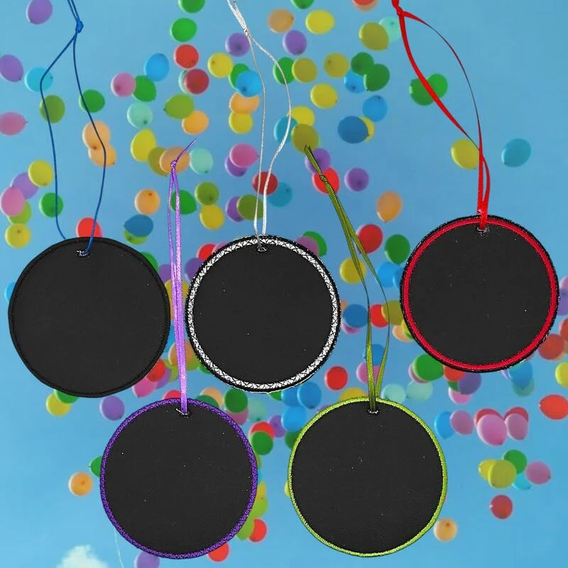 ITH Stickdatei Plaketten und Stabfiguren rund Blanko