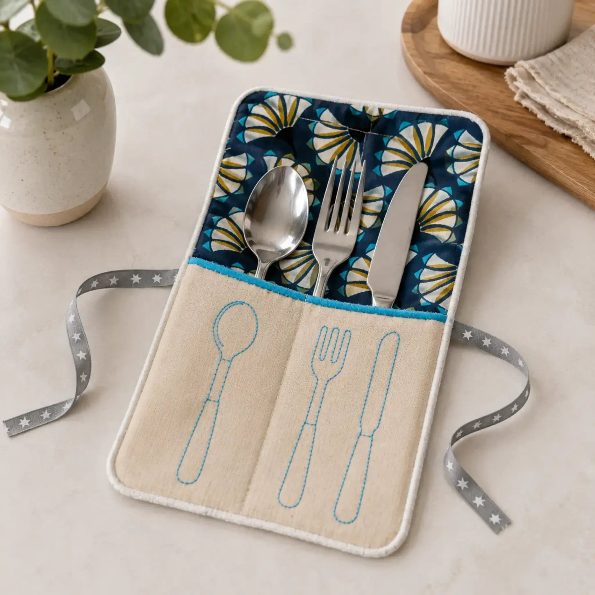 ITH Stickdatei Reise-Set Blanko 🧳 – Praktische Etuis zum Sticken
