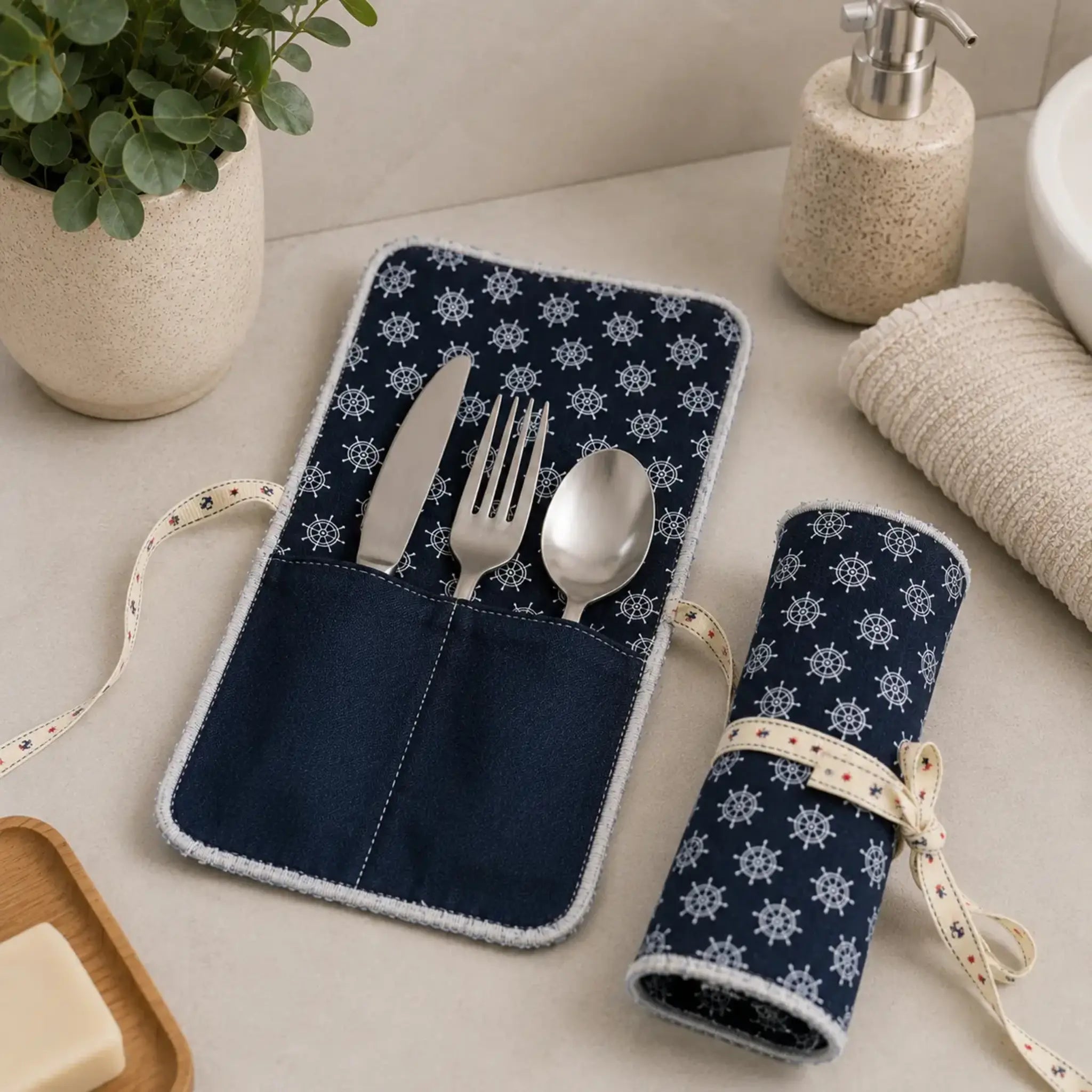 ITH Stickdatei Reise-Set Blanko 🧳 – Praktische Etuis zum Sticken