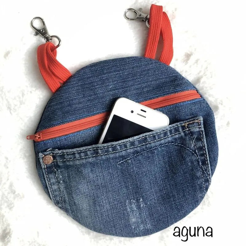 ITH Stickdatei runde Tasche in zwei Größen von stiXXie by lajana