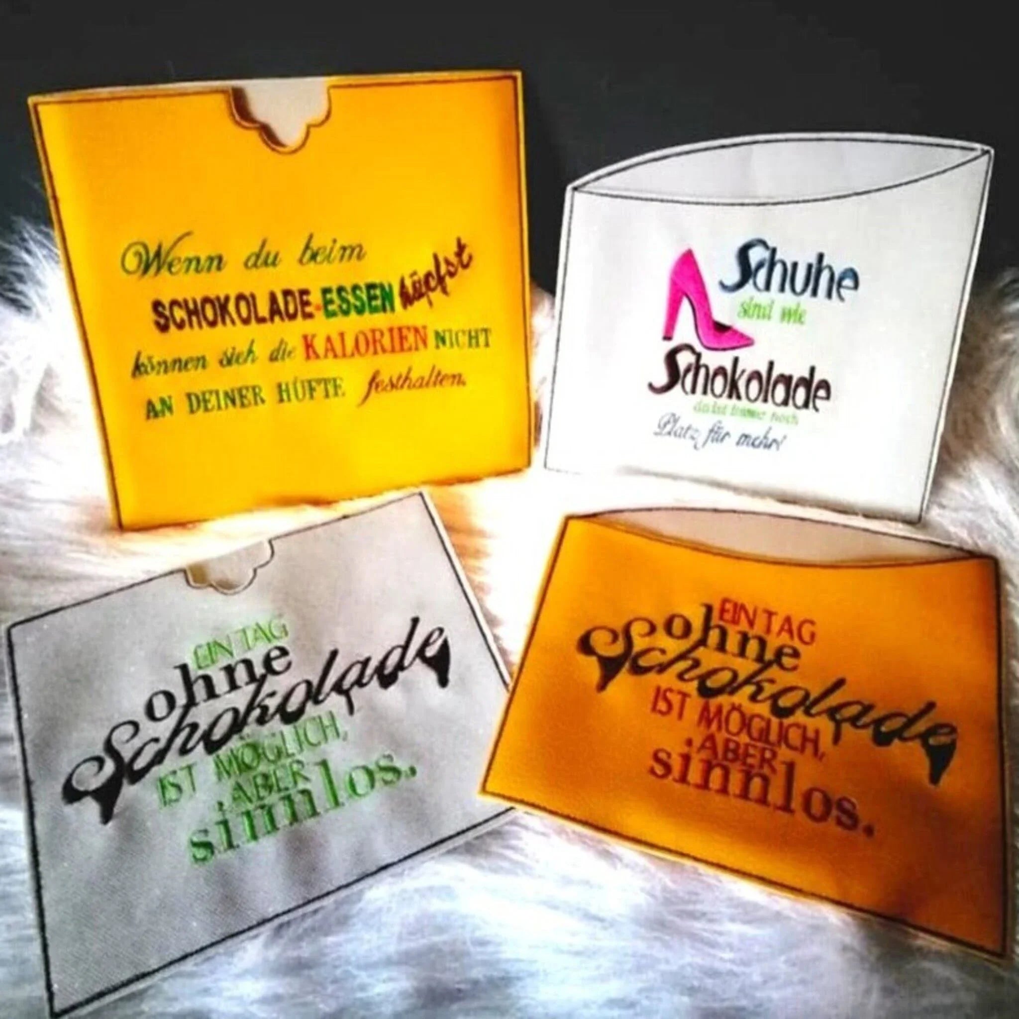 ITH Schokihüllen Blanko XL Stickdatei | stiXXie