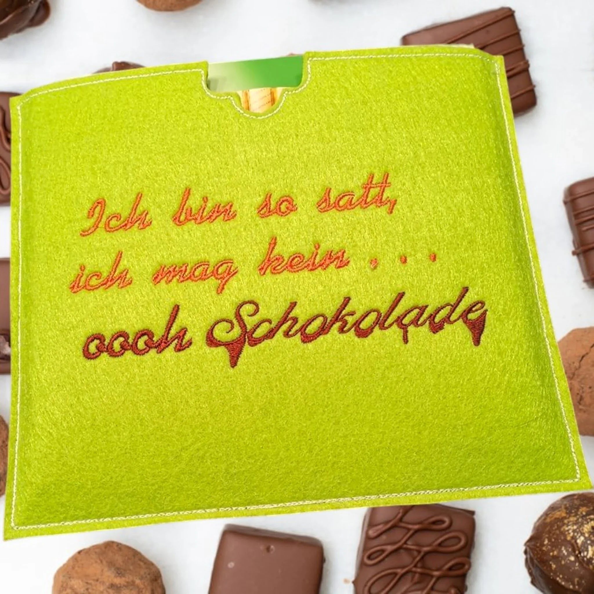 ITH Schokihüllen Blanko XL Stickdatei | stiXXie