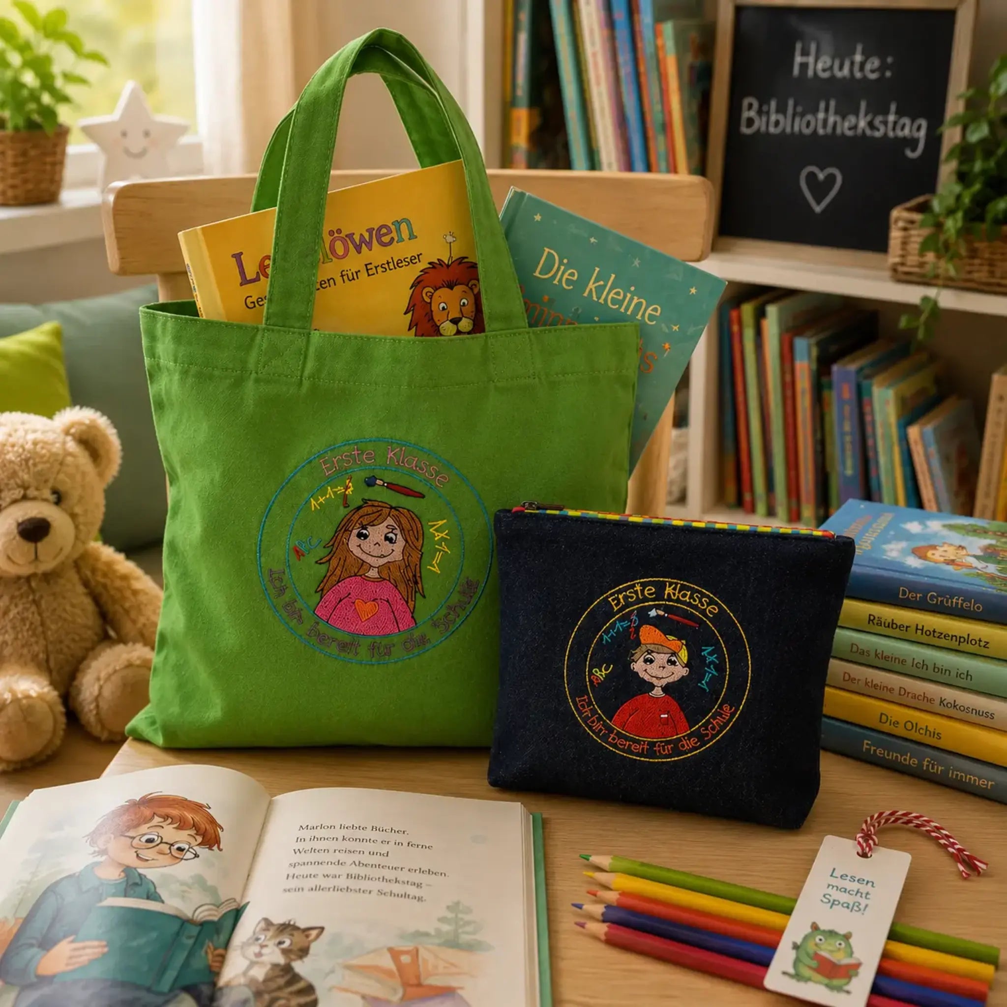 ITH Stickdatei Schulanfang