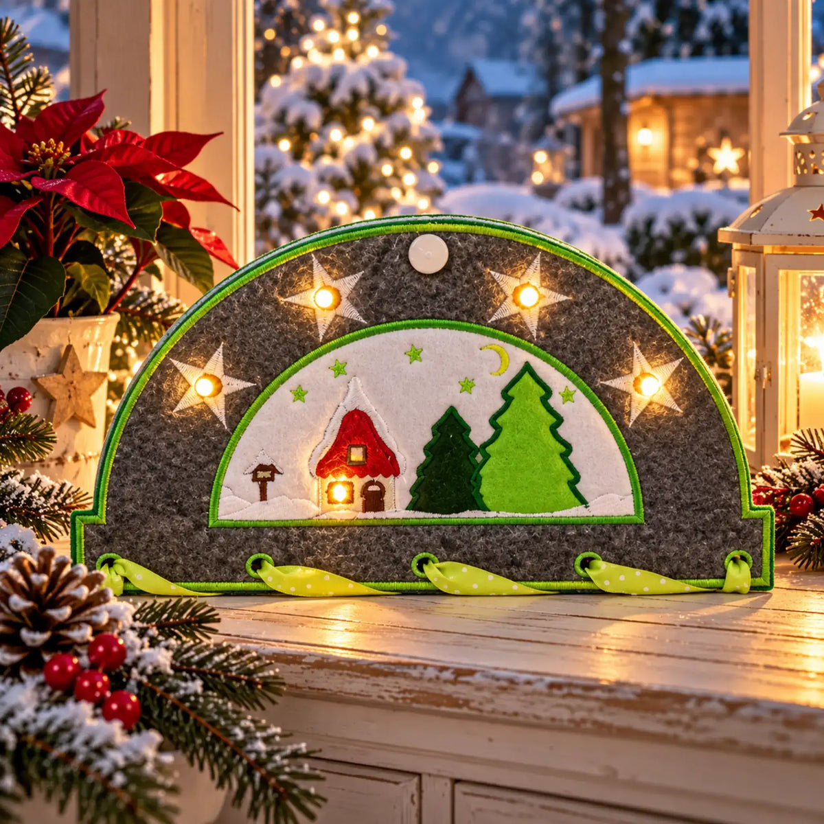 ITH Stickdatei Schwibbogen Advent