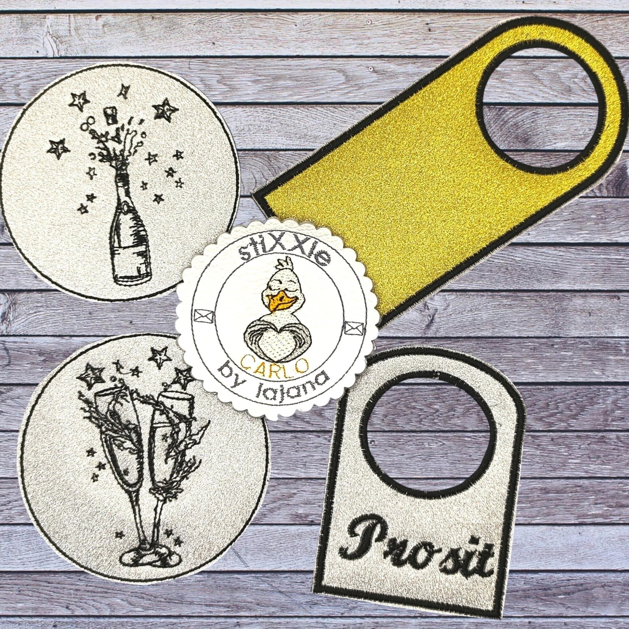 ITH Stickdatei Silvester Party Paket