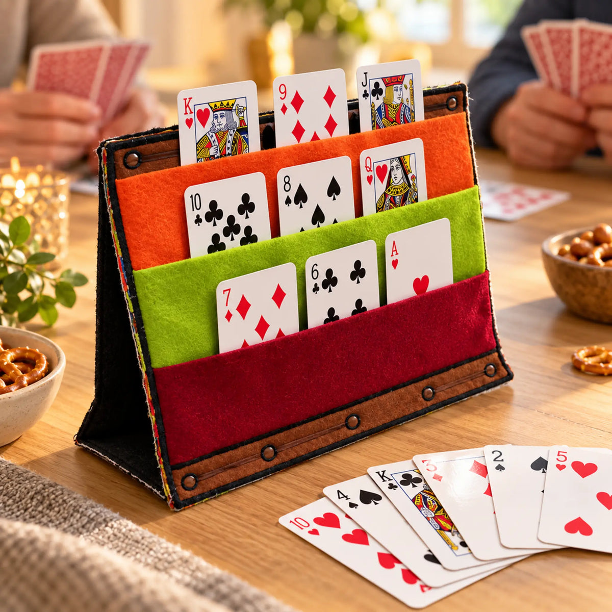 ITH Stickdatei Spielkartenhalter 3-teilig