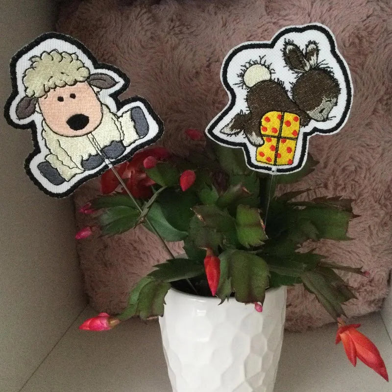 ITH Stickdatei Stabfiguren Ostern von stiXXie by lajana