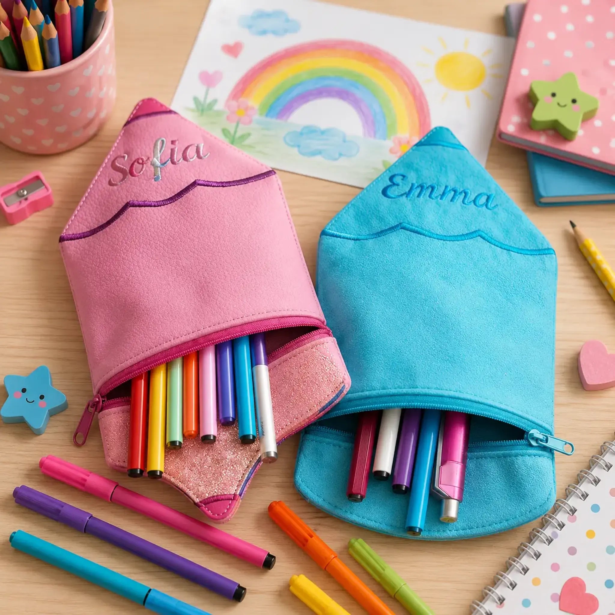ITH Stickdatei Stiftetasche Buntstift